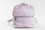 Load image into Gallery viewer, MICHAEL KORS dusty pink leather backpack purse
