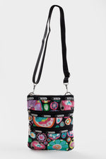 Load image into Gallery viewer, LE SPORTSAC floral printed fabric sling bag
