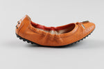 Load image into Gallery viewer, TOD’S orange leather elasticized flats, (36.5)
