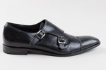 Load image into Gallery viewer, CALIBRATE Men’s black leather dress shoe w/ buckles, (10.5M)
