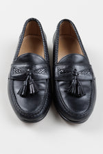 Load image into Gallery viewer, ALLEN EDMONDS Men’s black leather tassle loafer, (8M)
