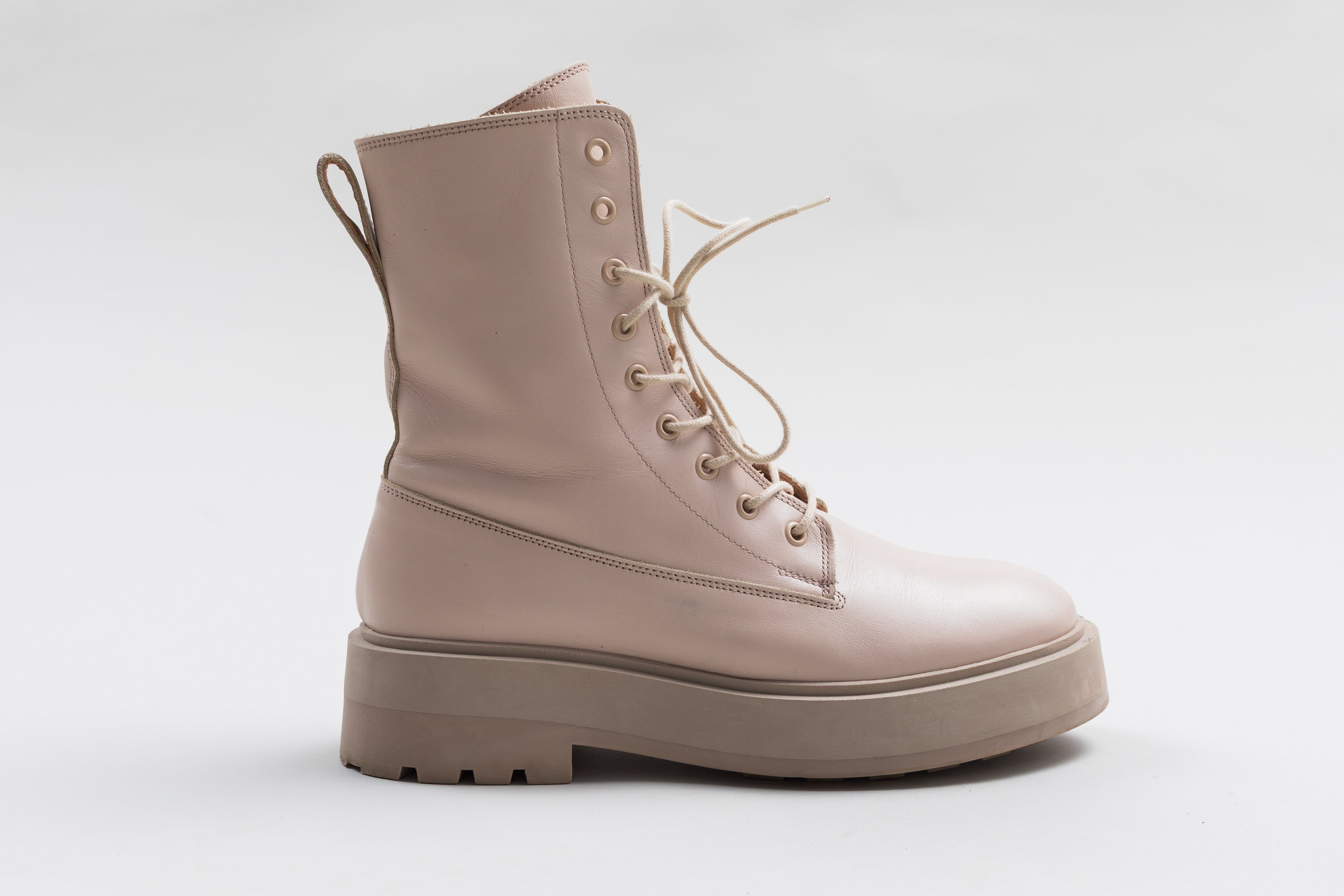 & Other Stories Platform lace-up boots cream tone (40)