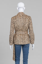 Load image into Gallery viewer, Azirino Vintage Leopard Faux Fur Jacket
