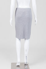 Load image into Gallery viewer, Eileen Fisher Grey Rib Knit Skirt (S)
