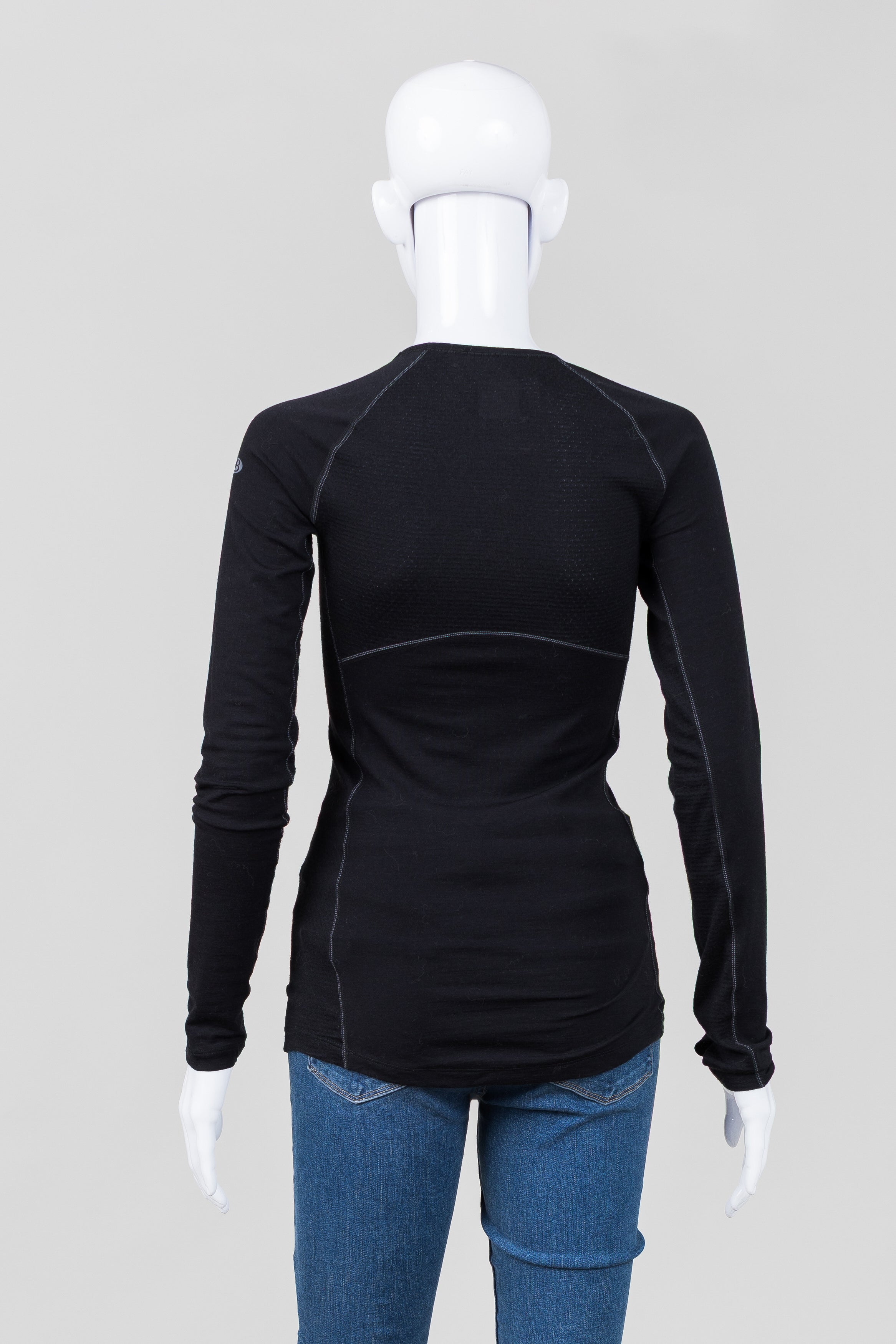 Icebreaker Black Crewneck Top (XS)