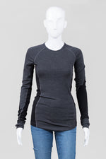 Load image into Gallery viewer, Icebreaker Charcoal/Black Crewneck Top (XS)

