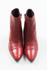Load image into Gallery viewer, Vagabond Red Leather Ankle Boots (39)
