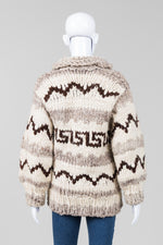 Load image into Gallery viewer, Handknit Pattern Zip Jacket
