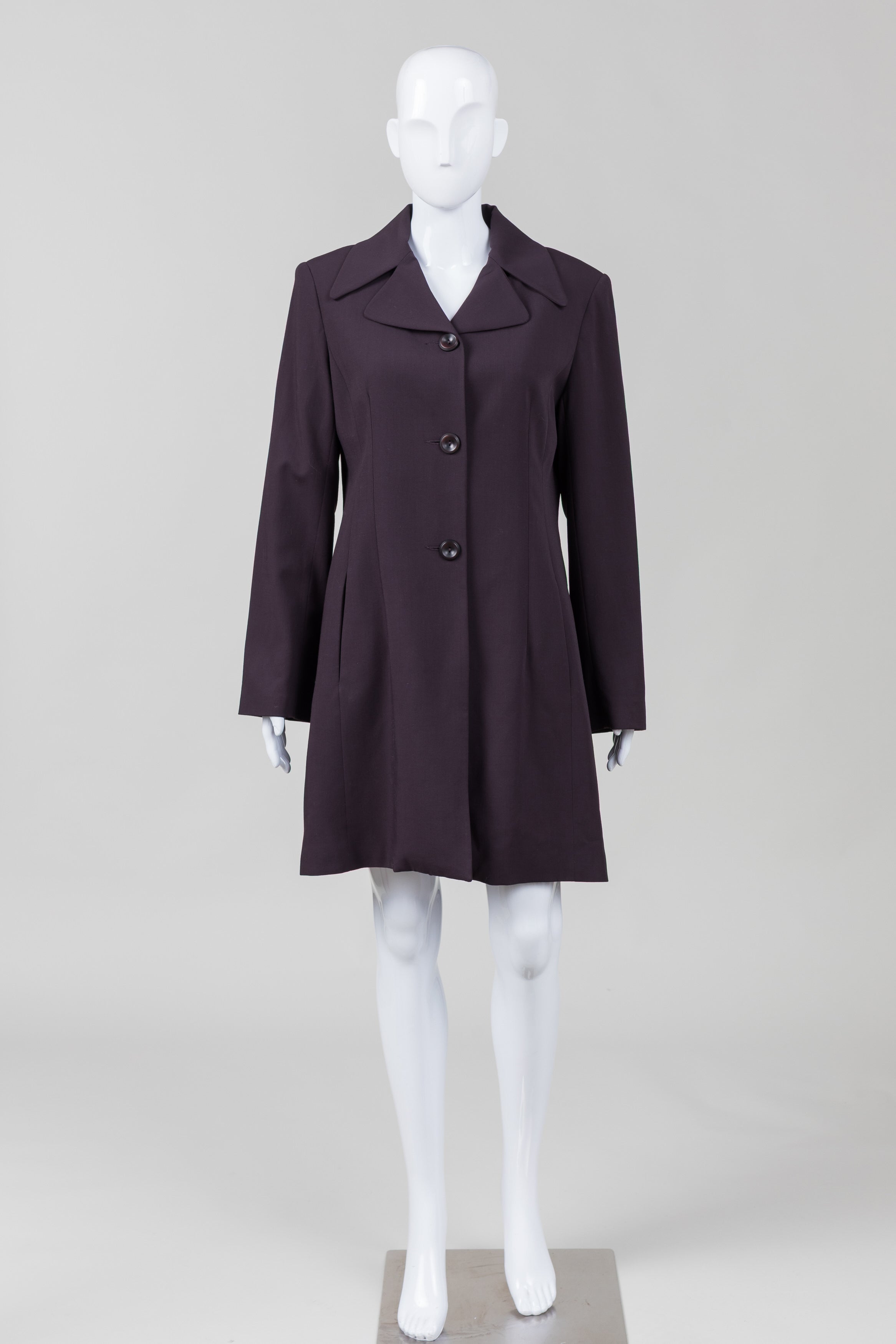 Tara Jarmon Paris eggplant 2pc skirt set (42)