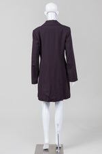 Load image into Gallery viewer, Tara Jarmon Paris eggplant 2pc skirt set (42)
