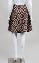 Load image into Gallery viewer, Pink Tartan multi-colored diamond bubble-knit skirt (12)

