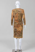 Load image into Gallery viewer, Leonard Vintage animal print dress
