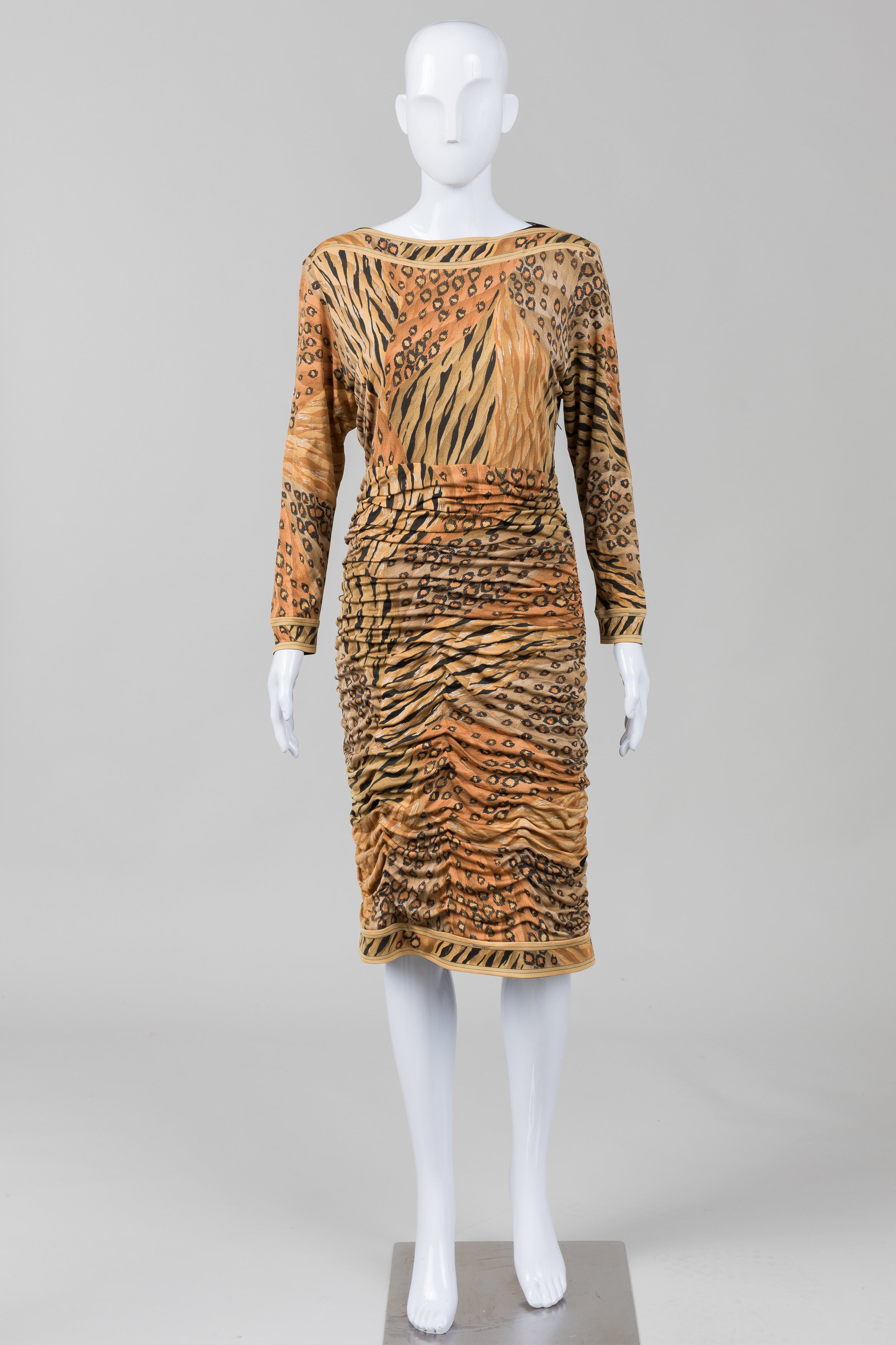 Leonard Vintage animal print dress