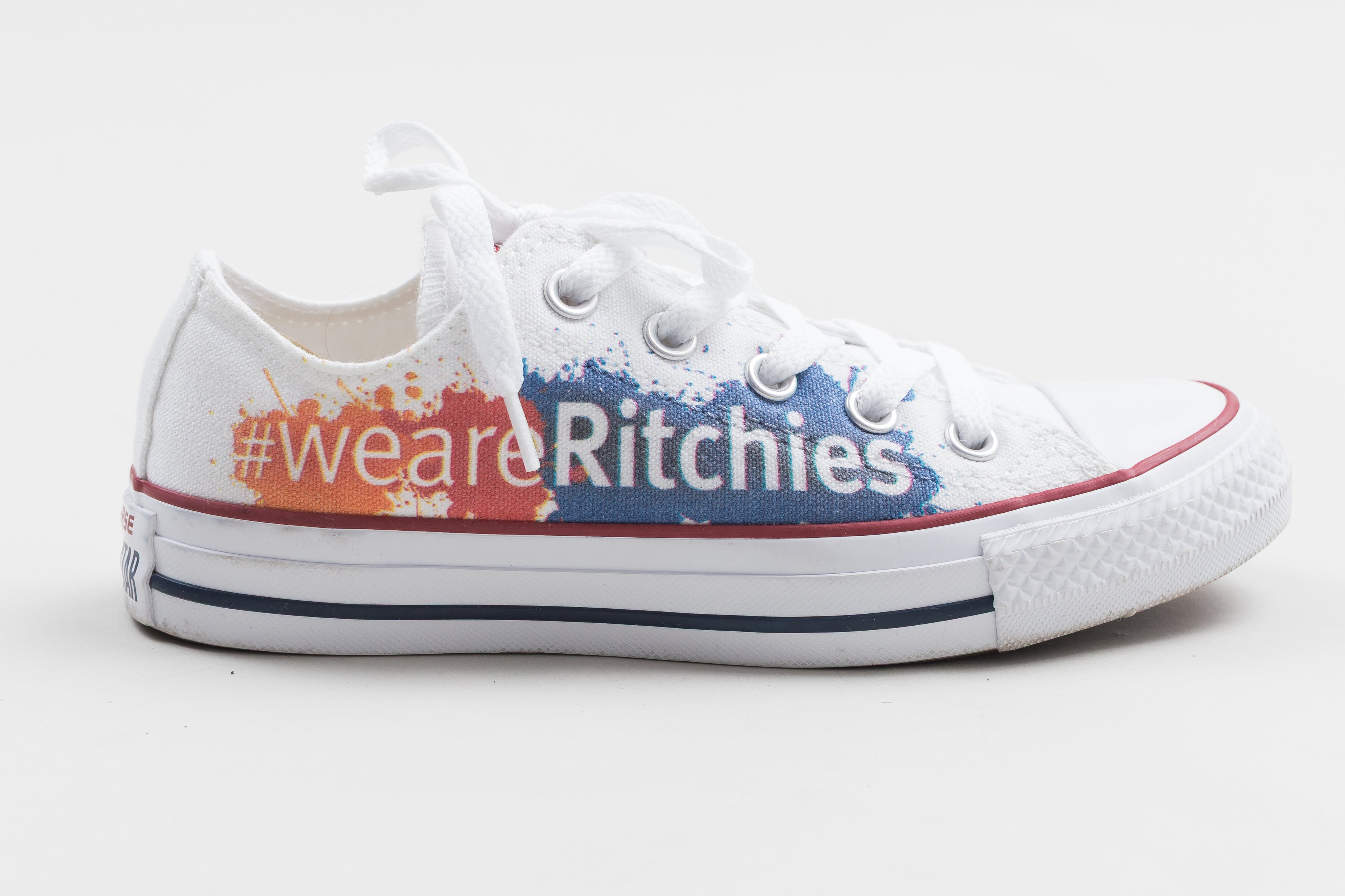 Converse All Star low top lace up sneakers, collab with Ritchie Bros. series ( 5)