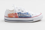 Load image into Gallery viewer, Converse All Star low top lace up sneakers, collab with Ritchie Bros. series ( 5)
