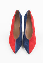 Load image into Gallery viewer, Eureka duo colour suede pump (38)
