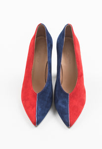 Eureka duo colour suede pump (38)