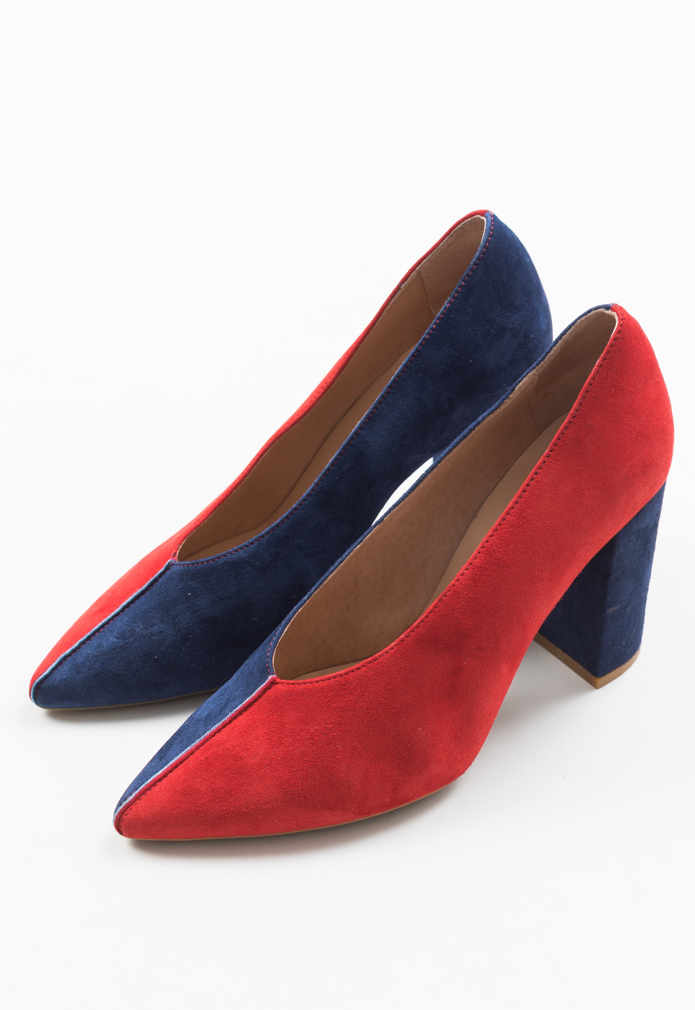 Eureka duo colour suede pump (38)