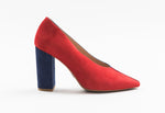 Load image into Gallery viewer, Eureka duo colour suede pump (38)
