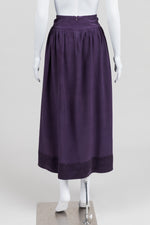 Load image into Gallery viewer, Marlo Couture Purple Silk Skirt
