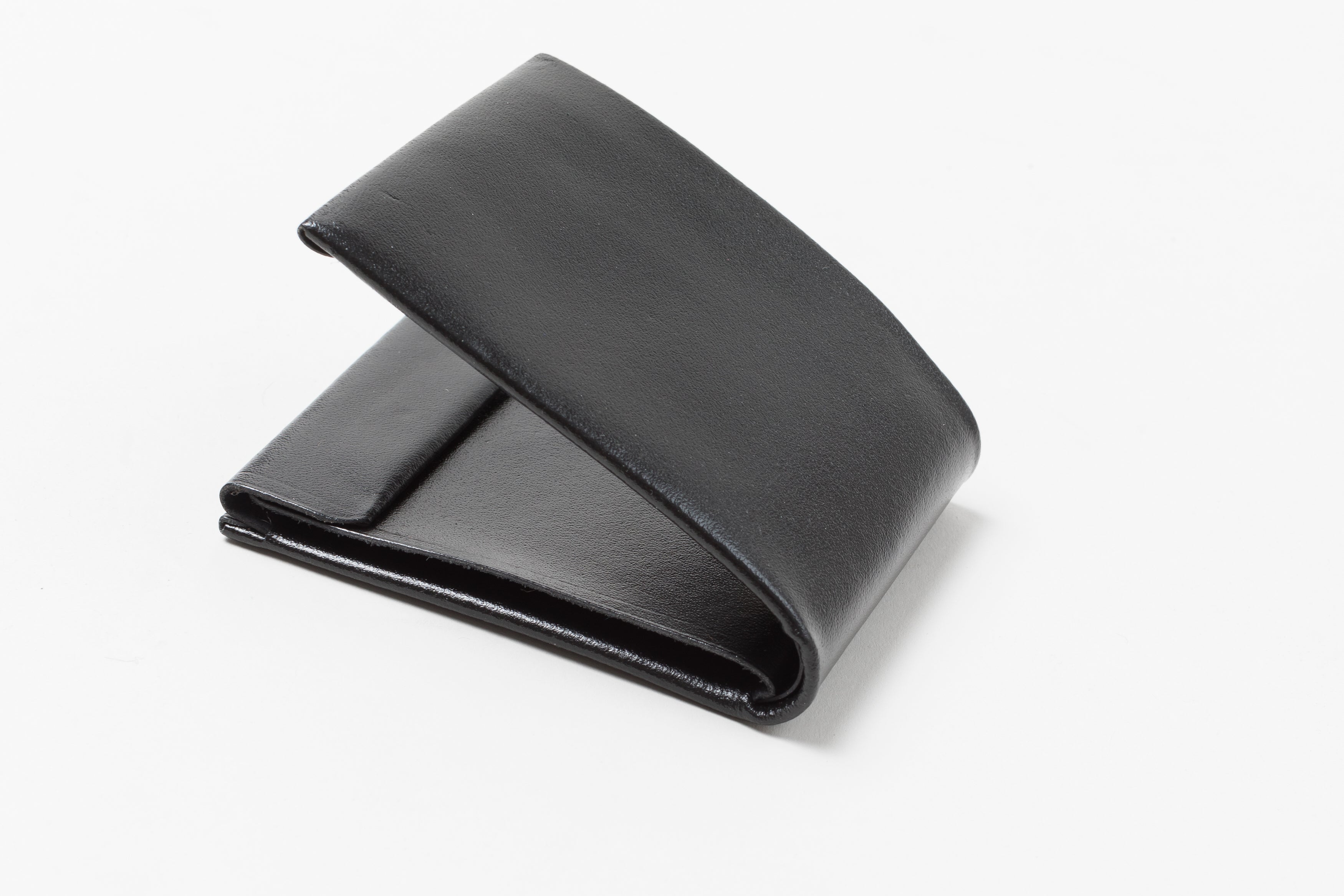 Black leather Pitt wallet