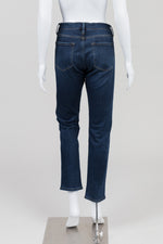 Load image into Gallery viewer, Frame LeGarcon narrow-leg dark jeans (27)
