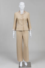 Load image into Gallery viewer, Valentino Vintage honey-gold pant suit
