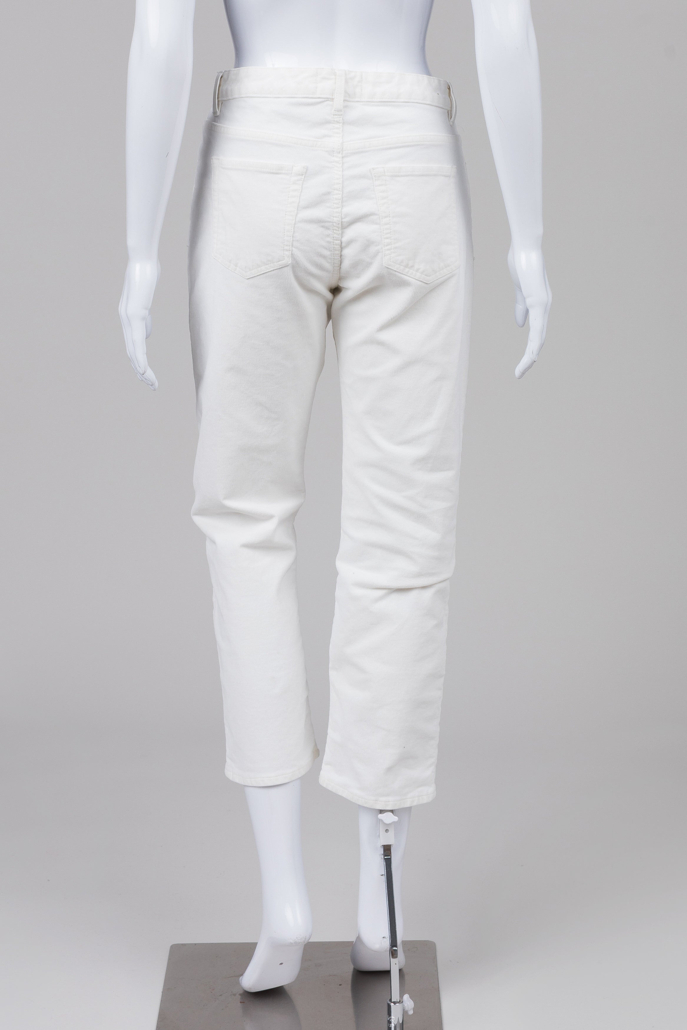Acne Studio Off White Corduroy Jeans (36)