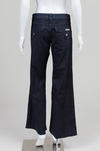Hudson Lightweight Dark Denim Flare Jeans (29)