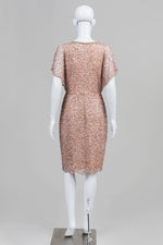 Load image into Gallery viewer, Adrianna Papell Vintage Dusty Rose Sequin Short Sleeve Dress (8)

