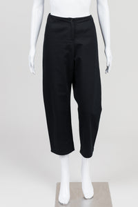 Apuntob (made in Italy) black crop pant (M)