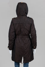 Load image into Gallery viewer, Massimo Dutti Brown Hooded Coat (S)
