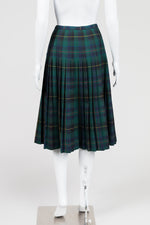 Load image into Gallery viewer, Aljean Vintage Green Plaid Kilt (12)
