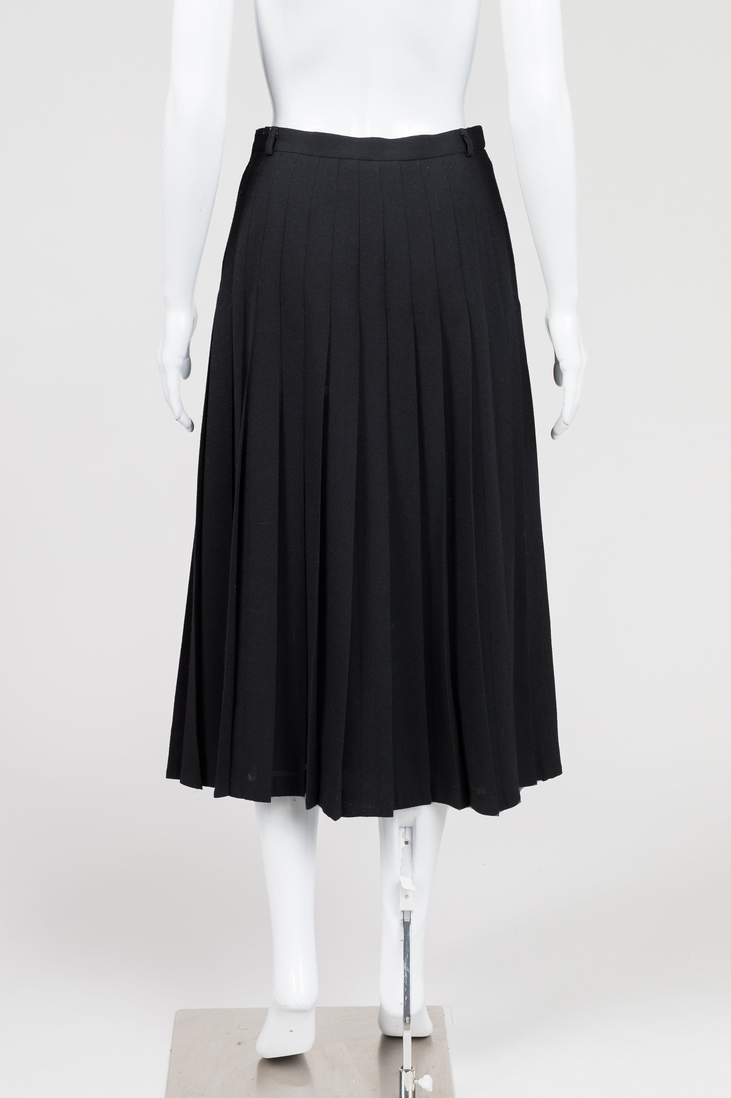 Silesia Vintage Black Pleated Skirt (12)