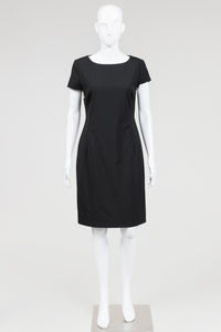 Hugo Boss Black Short Sleeve Sheath Dress