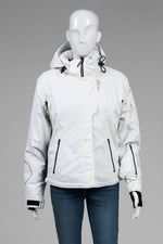 Load image into Gallery viewer, Obermyer White/Black Snowboard Jacket (10)
