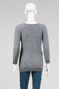 AllSaints Grey V-neck Sweater (6)