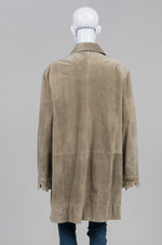 Load image into Gallery viewer, DC Collection Beige Suede Coat (XL)
