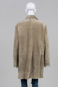 DC Collection Beige Suede Coat (XL)