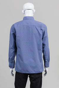 Eton Navy/Blue Gingham Check Shirt (17)