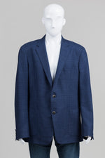 Load image into Gallery viewer, J.P. Tilford for Harry Rosen blue tweed blazer (48)
