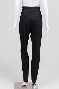 Helmut Lang black dress pants with pocket detail (8)