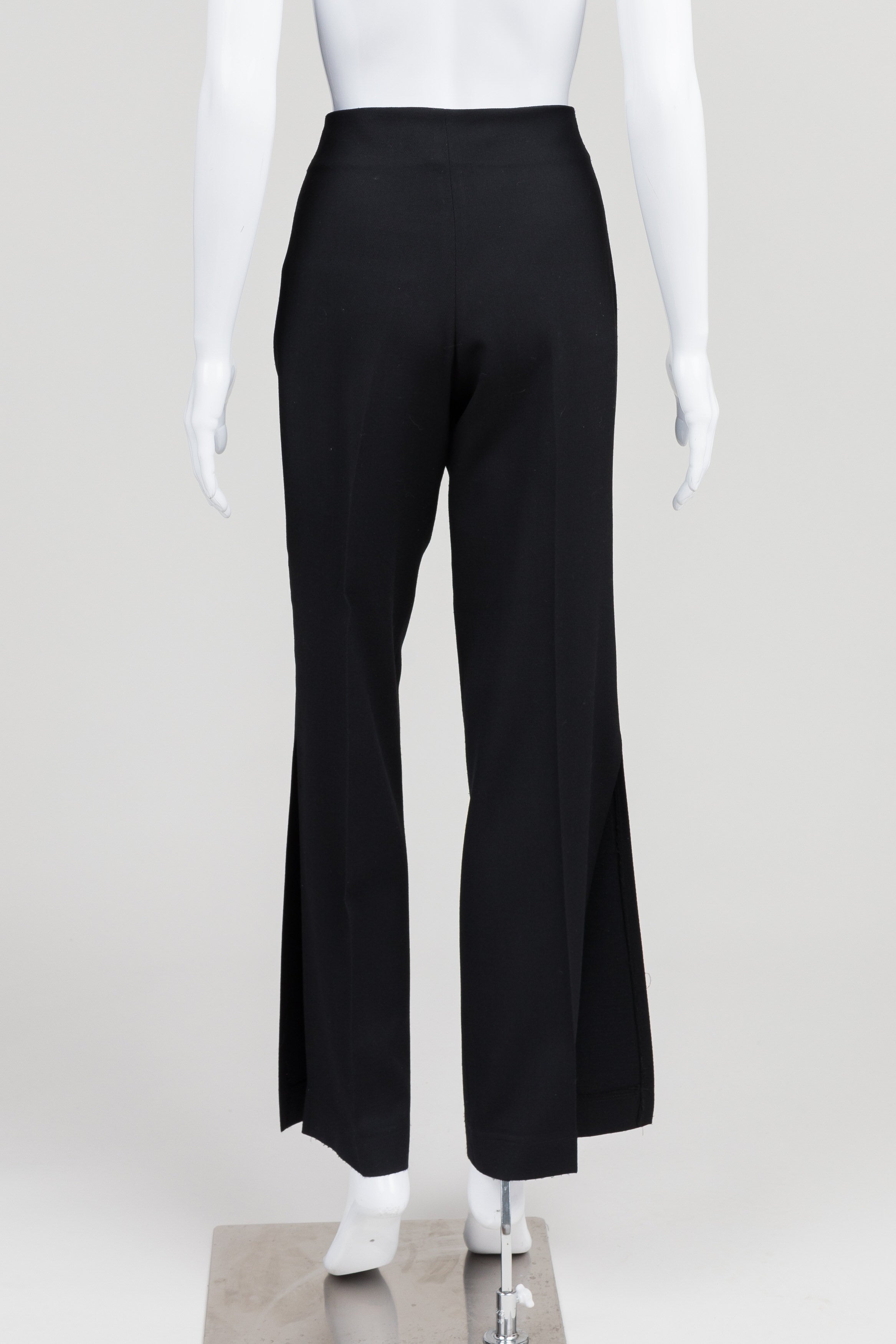 Jacqueline Conoir black dress pant with side leg split (6)