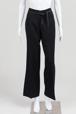 Load image into Gallery viewer, Jacqueline Conoir black dress pant with side leg split (6)
