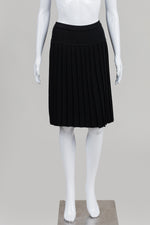 Load image into Gallery viewer, Dana Buchman black knit pleated skirt (M) *New w/ tags
