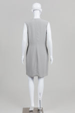 Load image into Gallery viewer, Helmut Lang grey sleeveless wrapover dress (M) *New w/ tags

