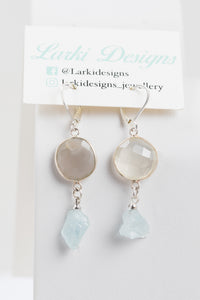 Larki Designs Silver & Moonstone Earrings