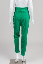 Load image into Gallery viewer, Instante Vintage Bright Green Suede Pants
