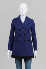 Load image into Gallery viewer, Jill Stuart Purple Double Breasted Jacket (S)

