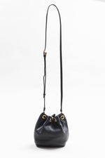 Load image into Gallery viewer, Marc Jacobs Black Leather Bucket Bag with Gold hardwear
